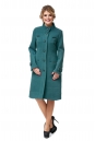 Женское пальто из текстиля с воротником 8002447