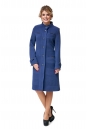 Женское пальто из текстиля с воротником 8002448