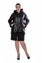 Женская кожаная куртка из натуральной кожи с капюшоном 8011612-2