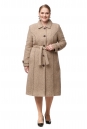 Женское пальто из текстиля с воротником 8012231-2