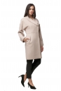 Женское пальто из текстиля с воротником 8012541