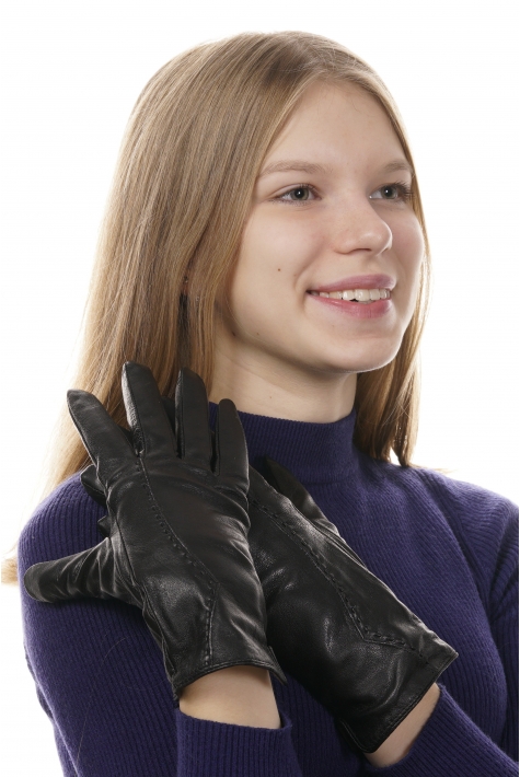 Перчатки женские кожаные 8020177