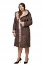 Женское пальто из текстиля с капюшоном 8020458