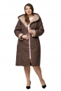 Женское пальто из текстиля с капюшоном 8020458-2