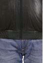Мужская кожаная куртка из натуральной кожи на меху с воротником 8022844-3