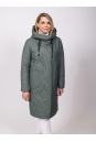 Женское пальто из текстиля с капюшоном 8023441-5