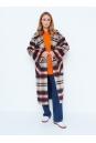Женское пальто из текстиля с воротником 8023714-9